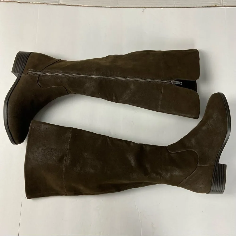 Mia Knee Boots‎ Carsyn Espresso Brown Minimalist Equestrian Boho Riding Boot 7.5